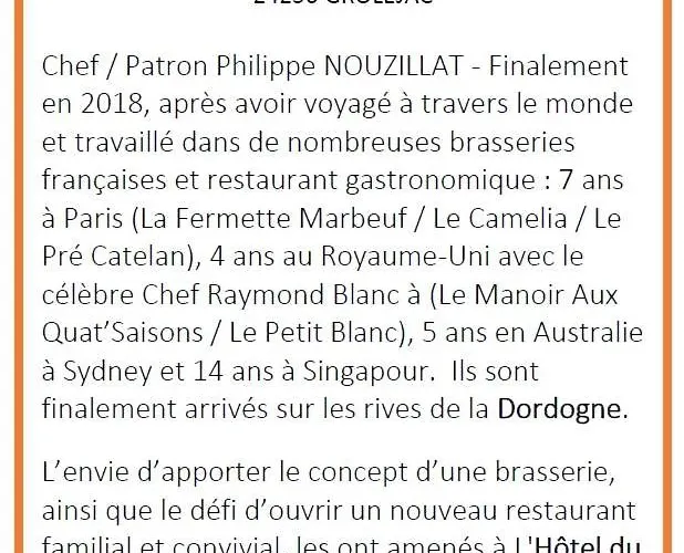 Hotel Du Pont Et Restaurant A Groléjac